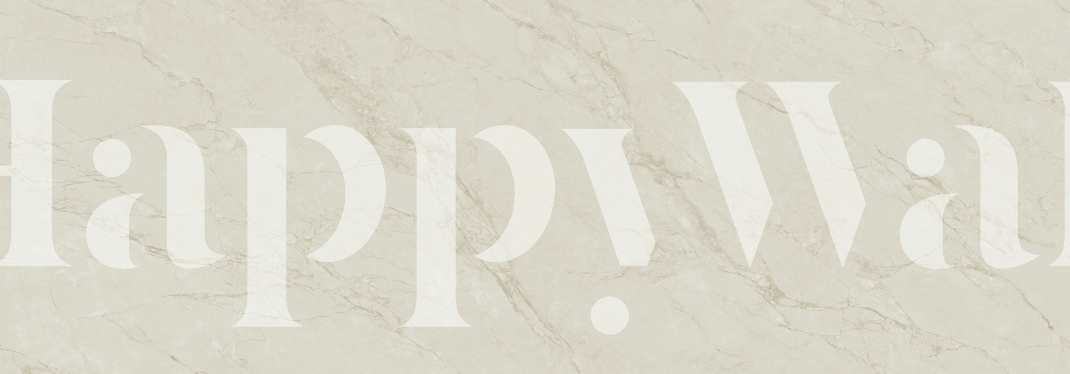 Cream natural stone wallpaper in a room