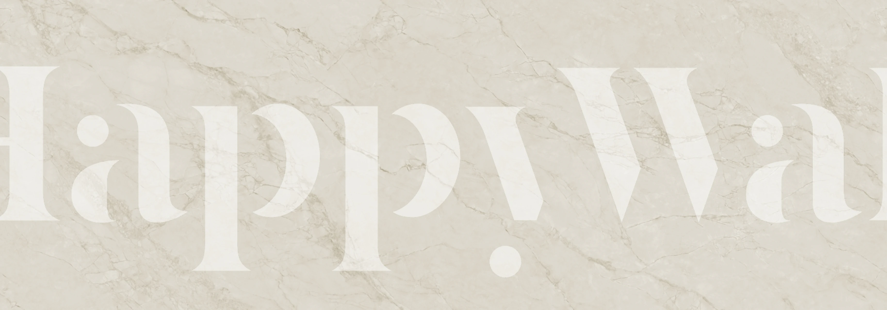 Ivory Sandstone Marble wallpaper in a room