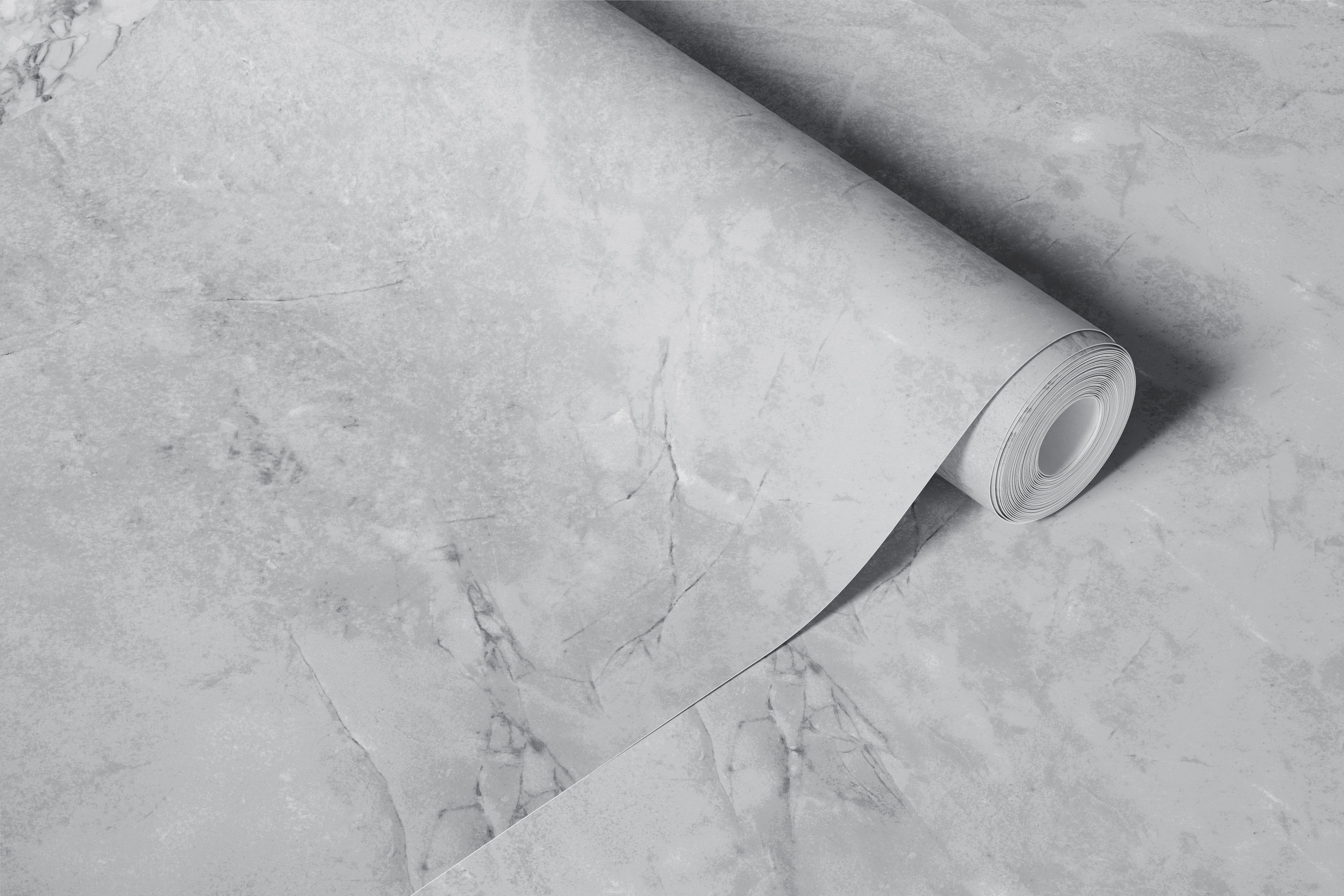 Marble texture with grey tones and white veining wallpaper