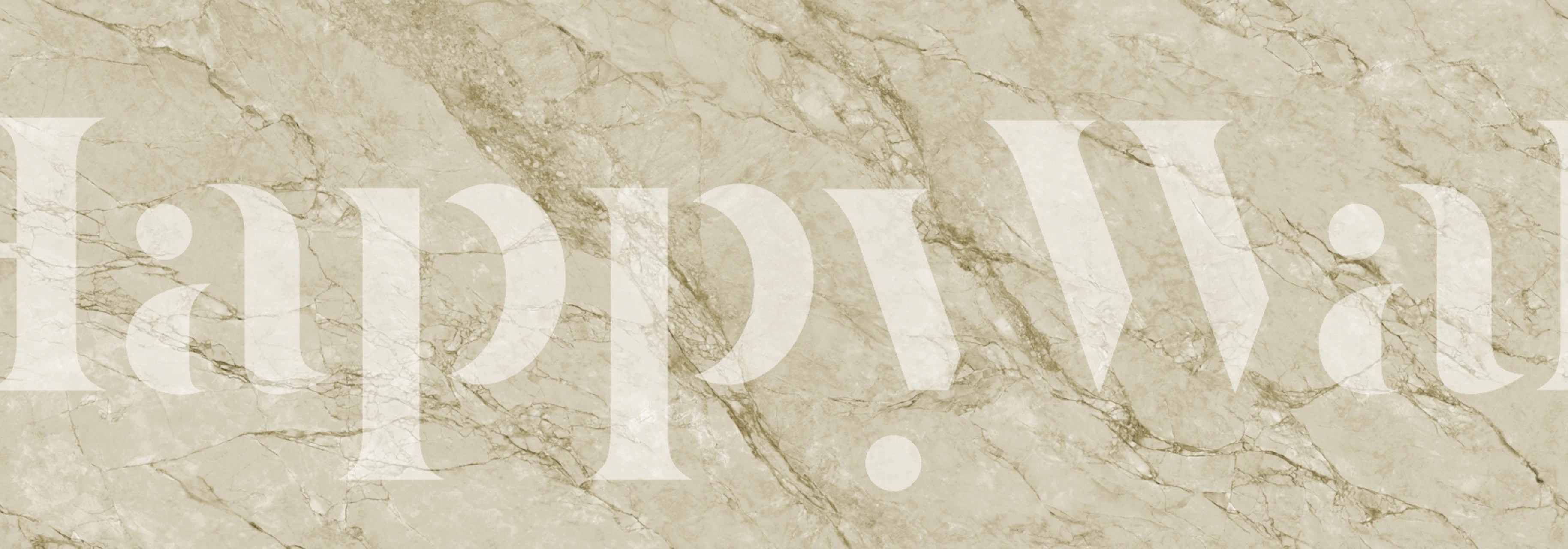 Cream marble texture with soft veins wallpaper