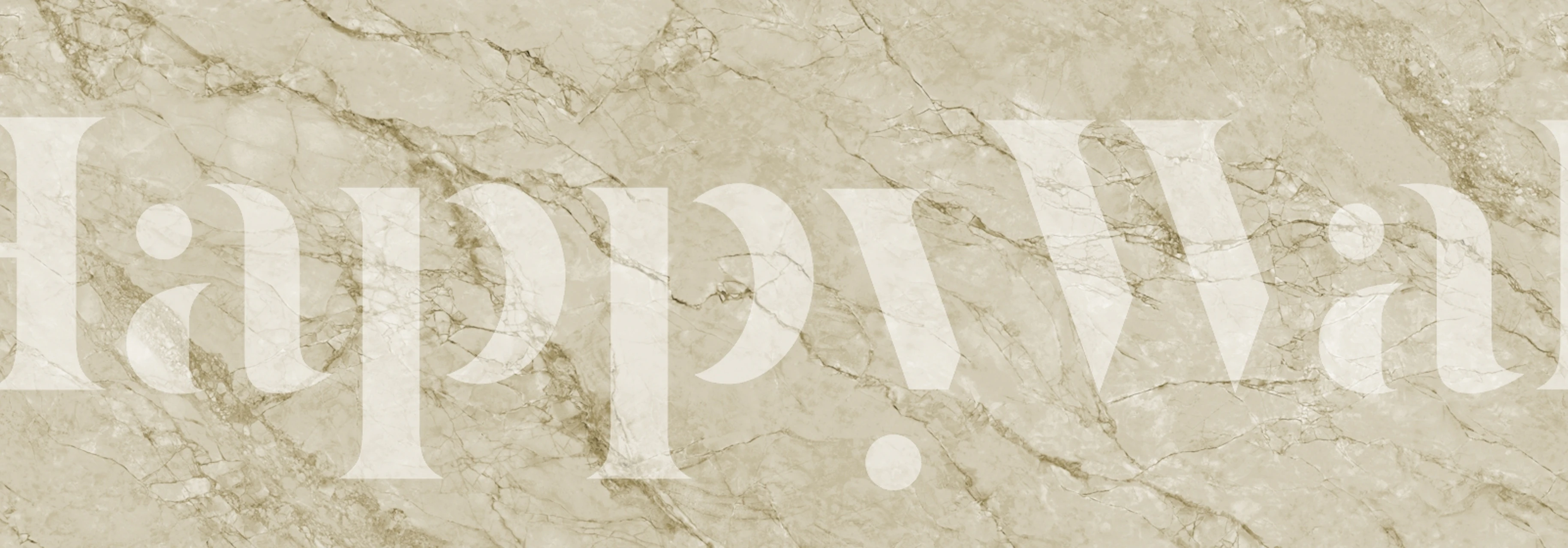 Golden Sand Stone Marble wallpaper in a room