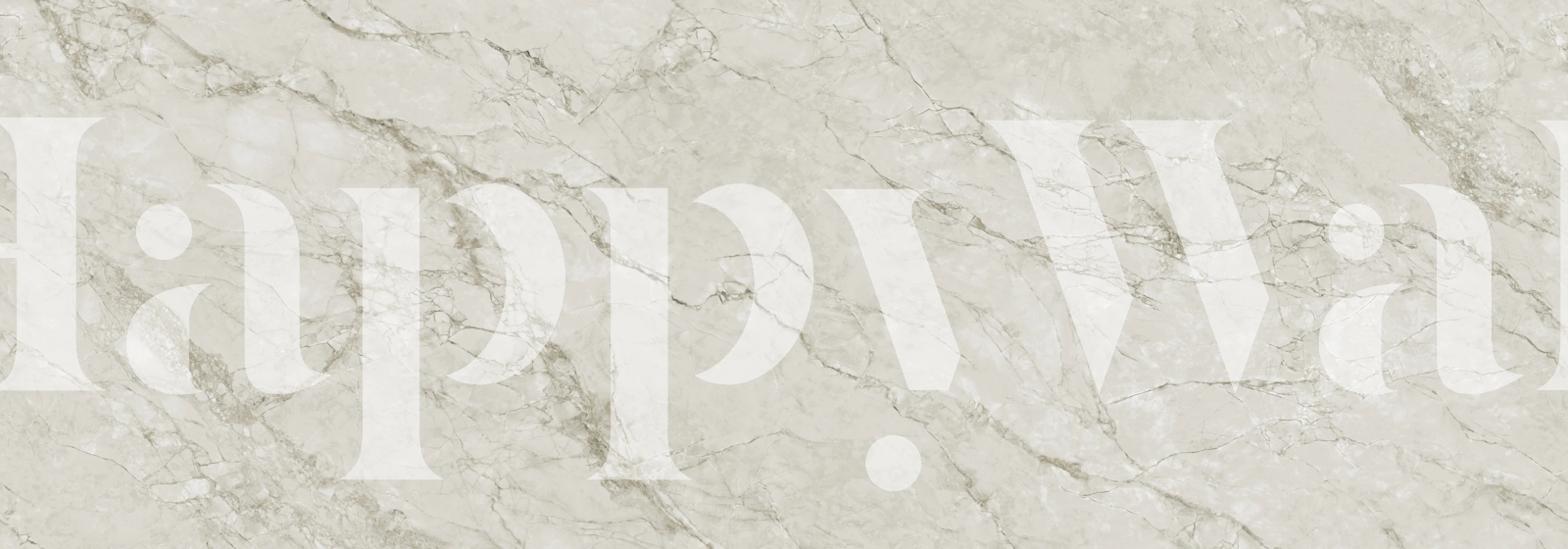 Light ivory marble wallpaper with subtle gray veining texture