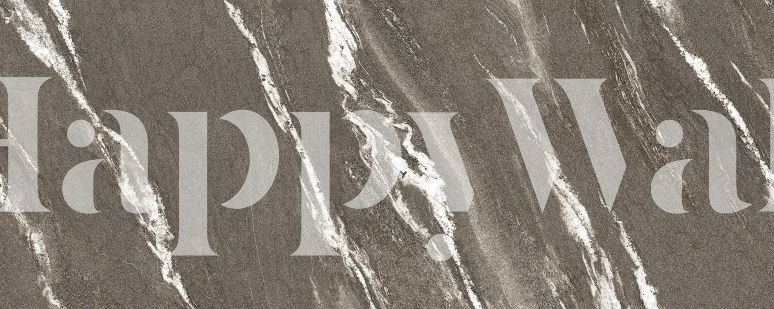 Coffee Brown Natural Stone tapet i et rum