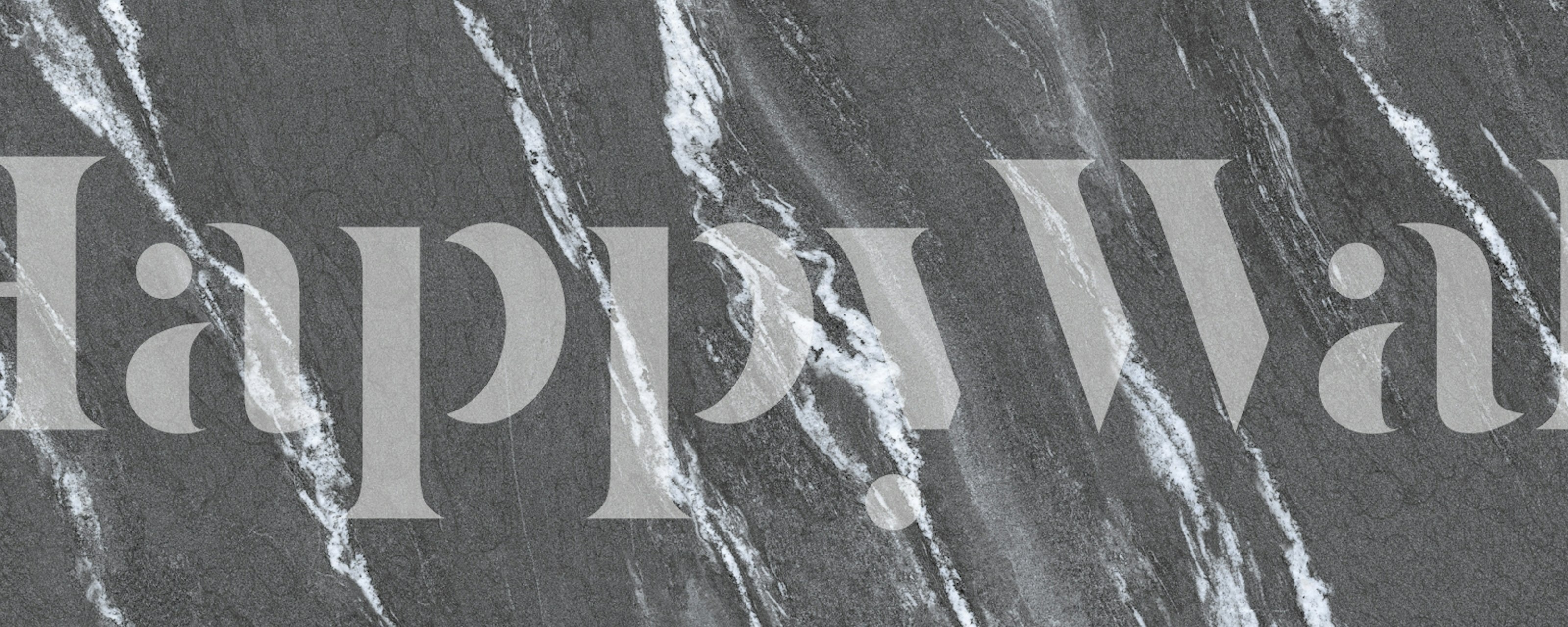 Graphite Natural Stone wallpaper in a stylish room