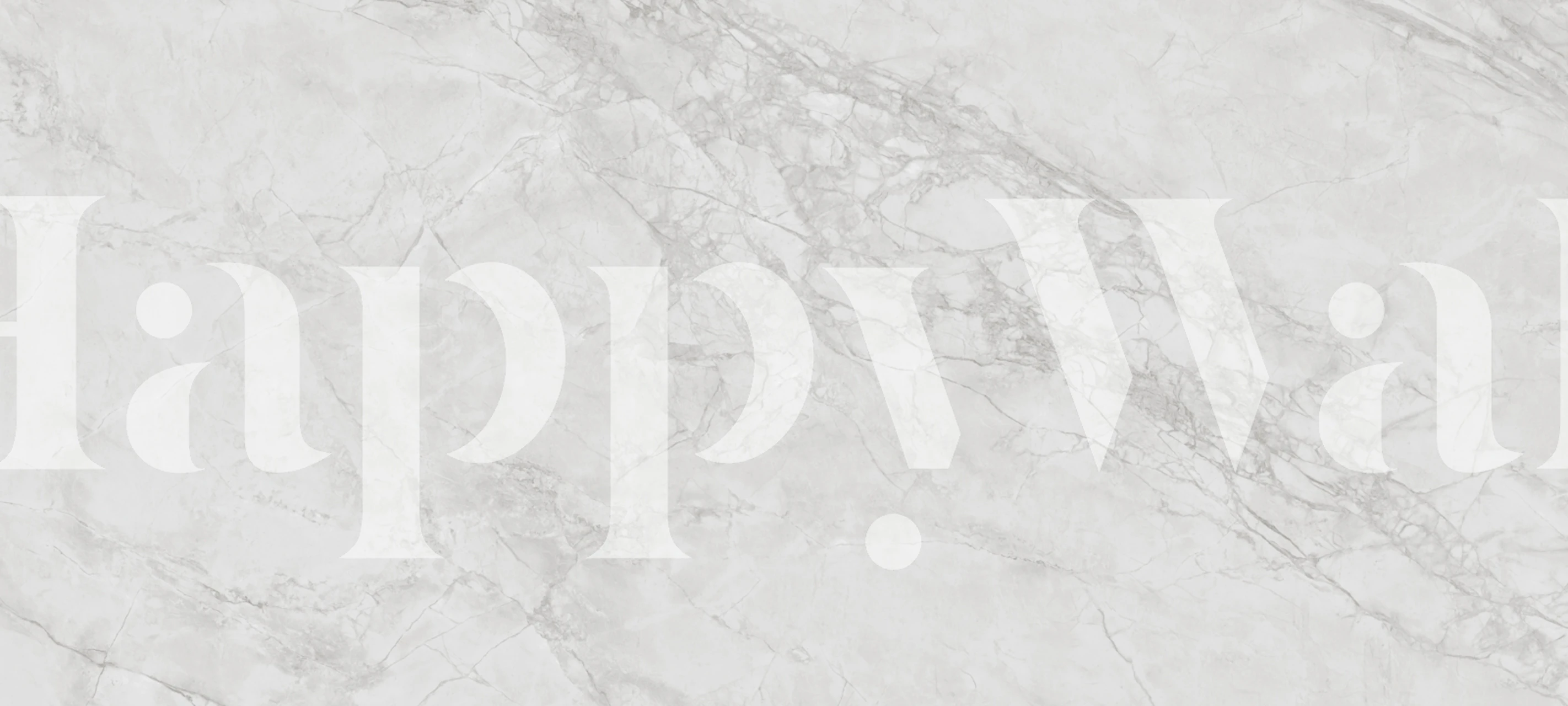 Ivory marble pattern wallpaper with gray veining in a modern style