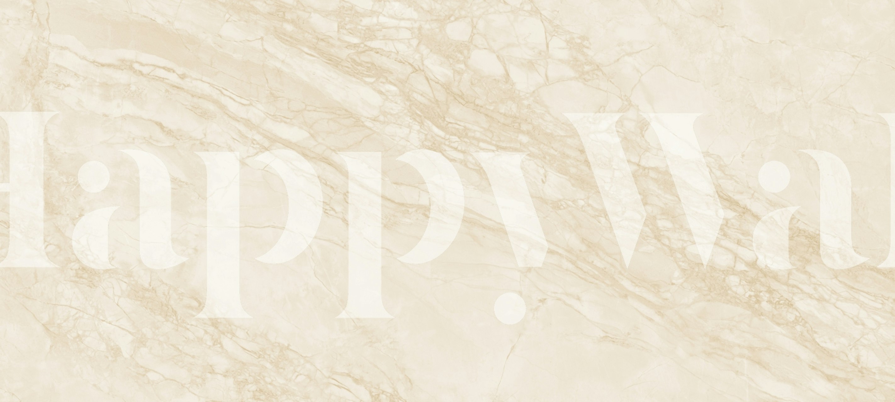 Tapeta Cream Aura Natural Marble u sobi