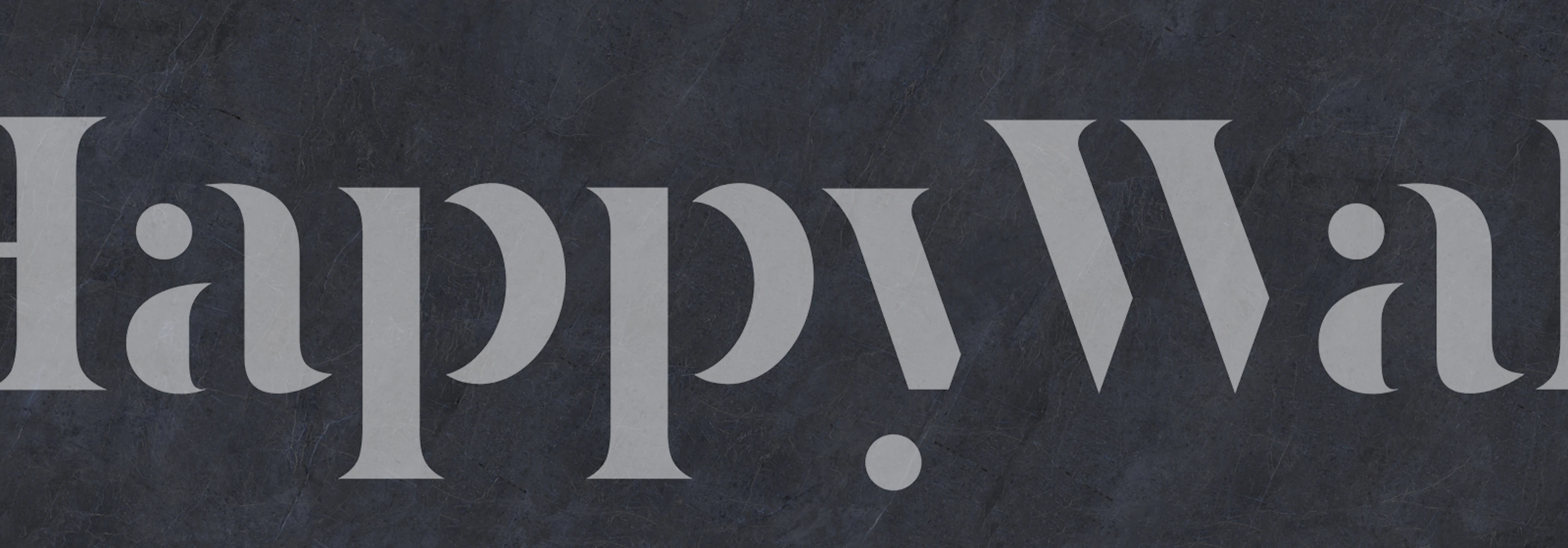 Dark Slate Texture wallpaper in een kamer