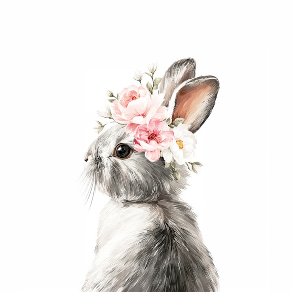 Springtime Bunny Charm