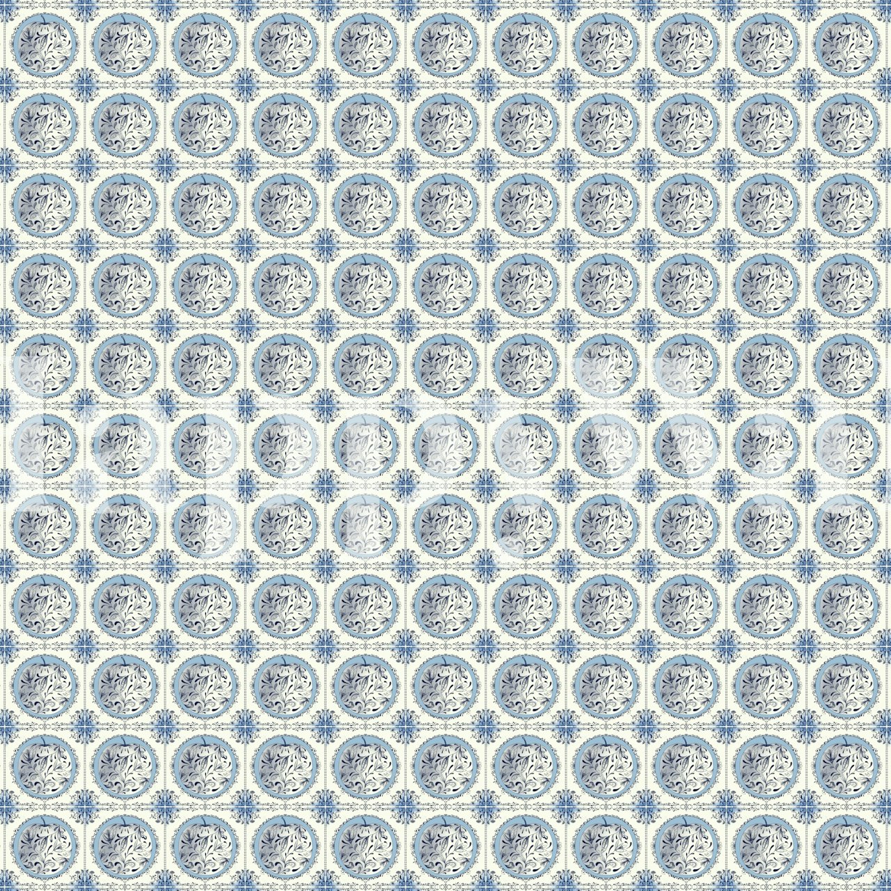 Pomme Decore wallpaper in a stylish room