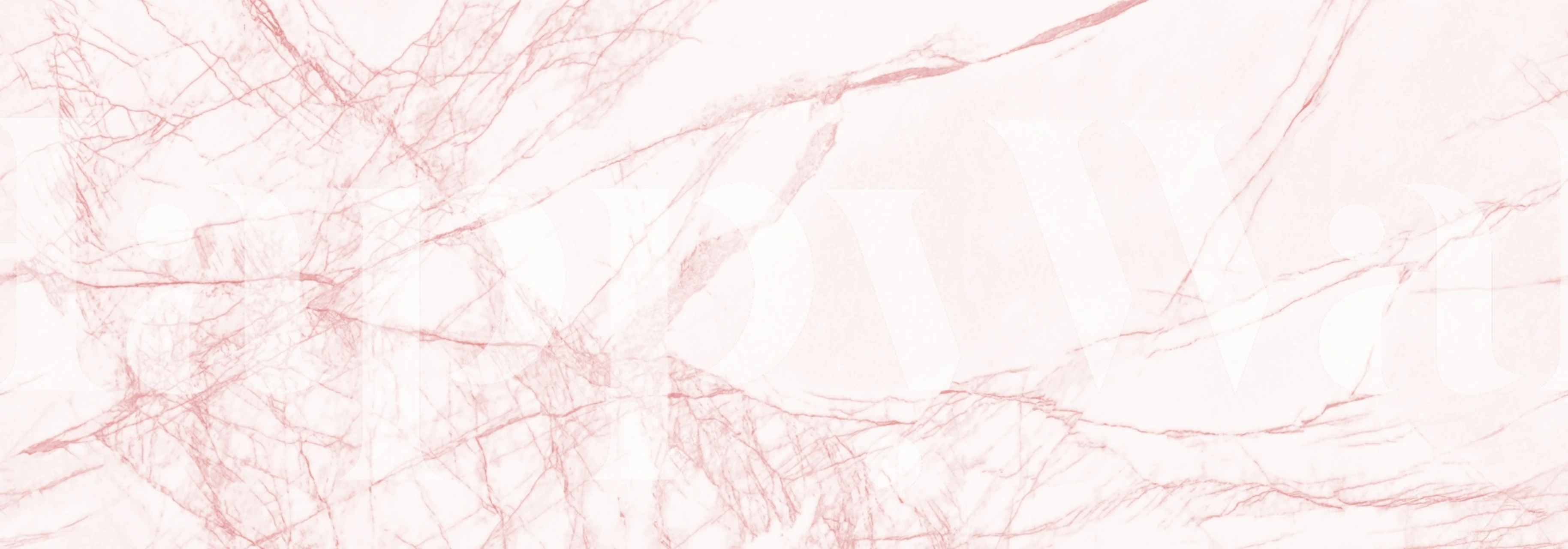 Calacatta Rose Marble tapet i et rom