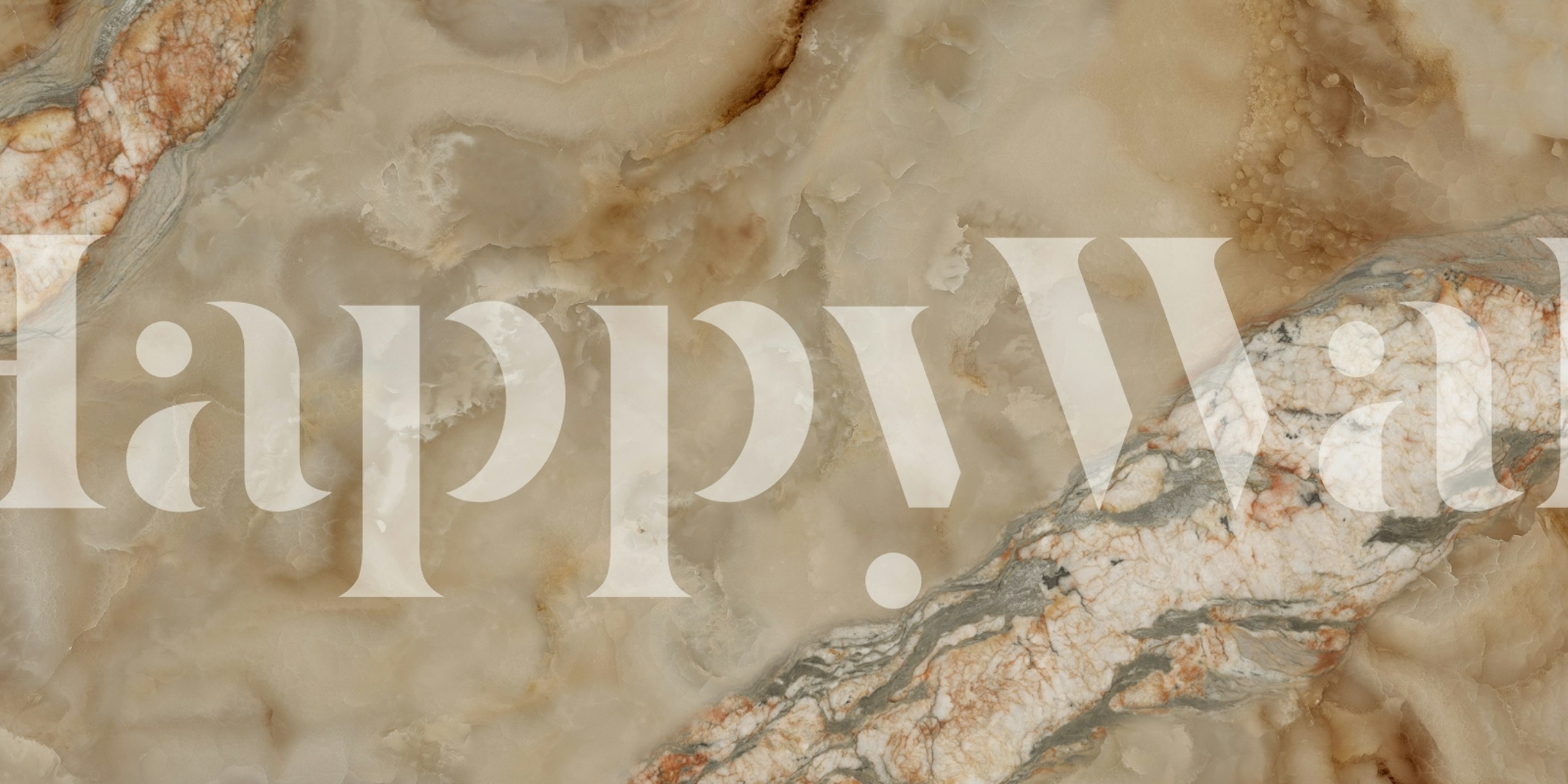 Natural Brown Stone tapetdesign