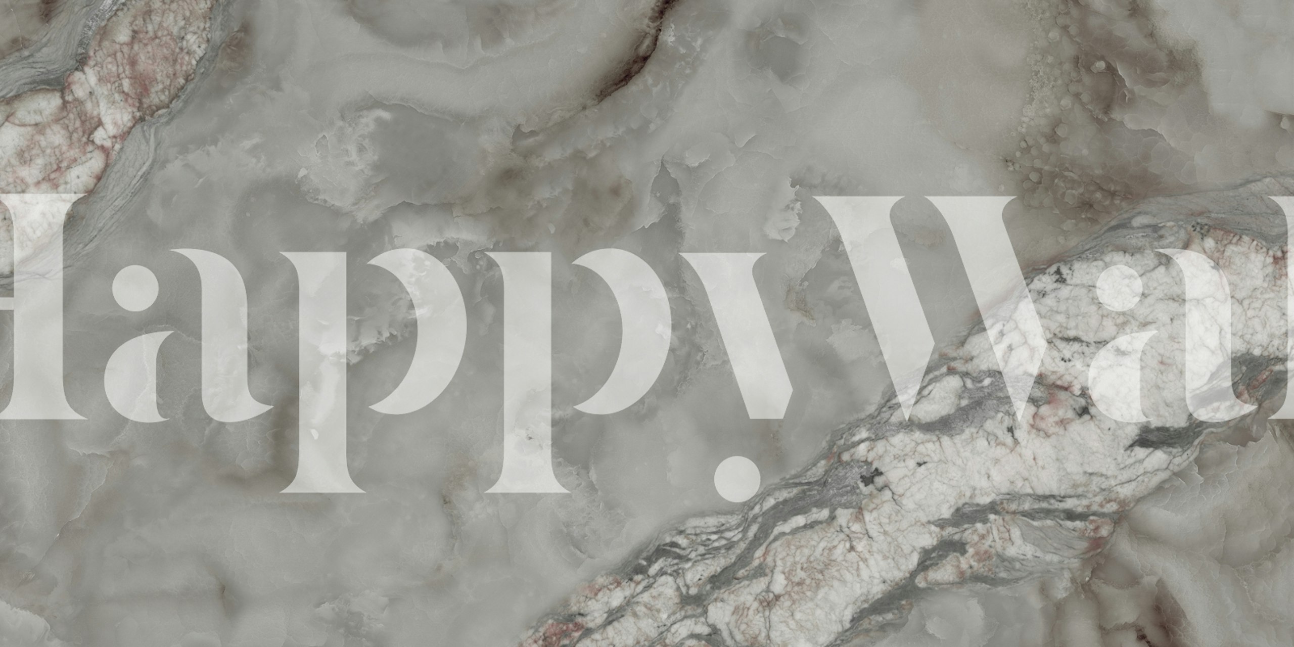 Cloud Grey Onyx Stone wallpaper in a modern room