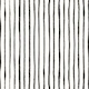 Charcoal black vertical stripes on cream
