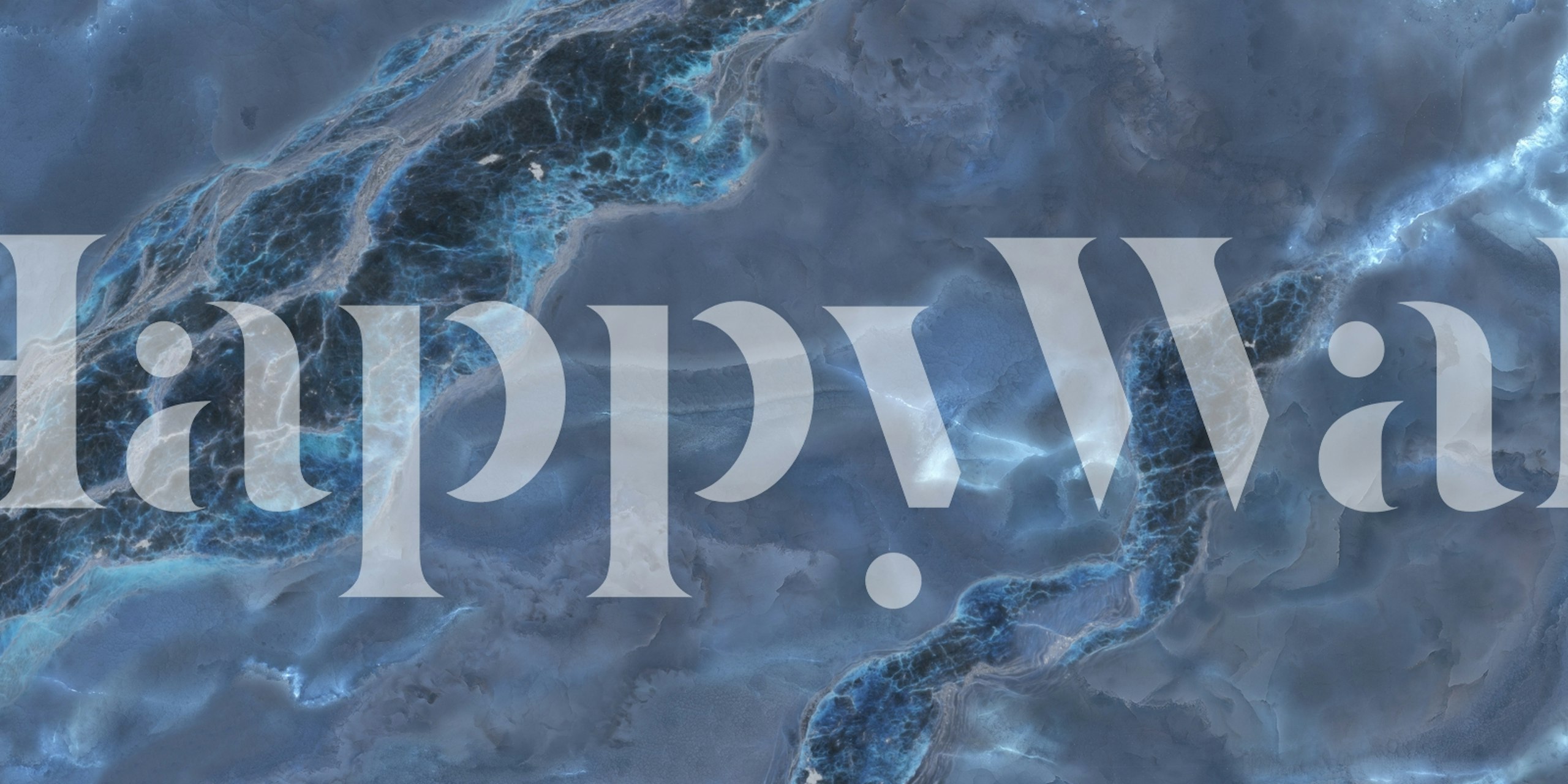 Blue Onyx Marble wallpaper design