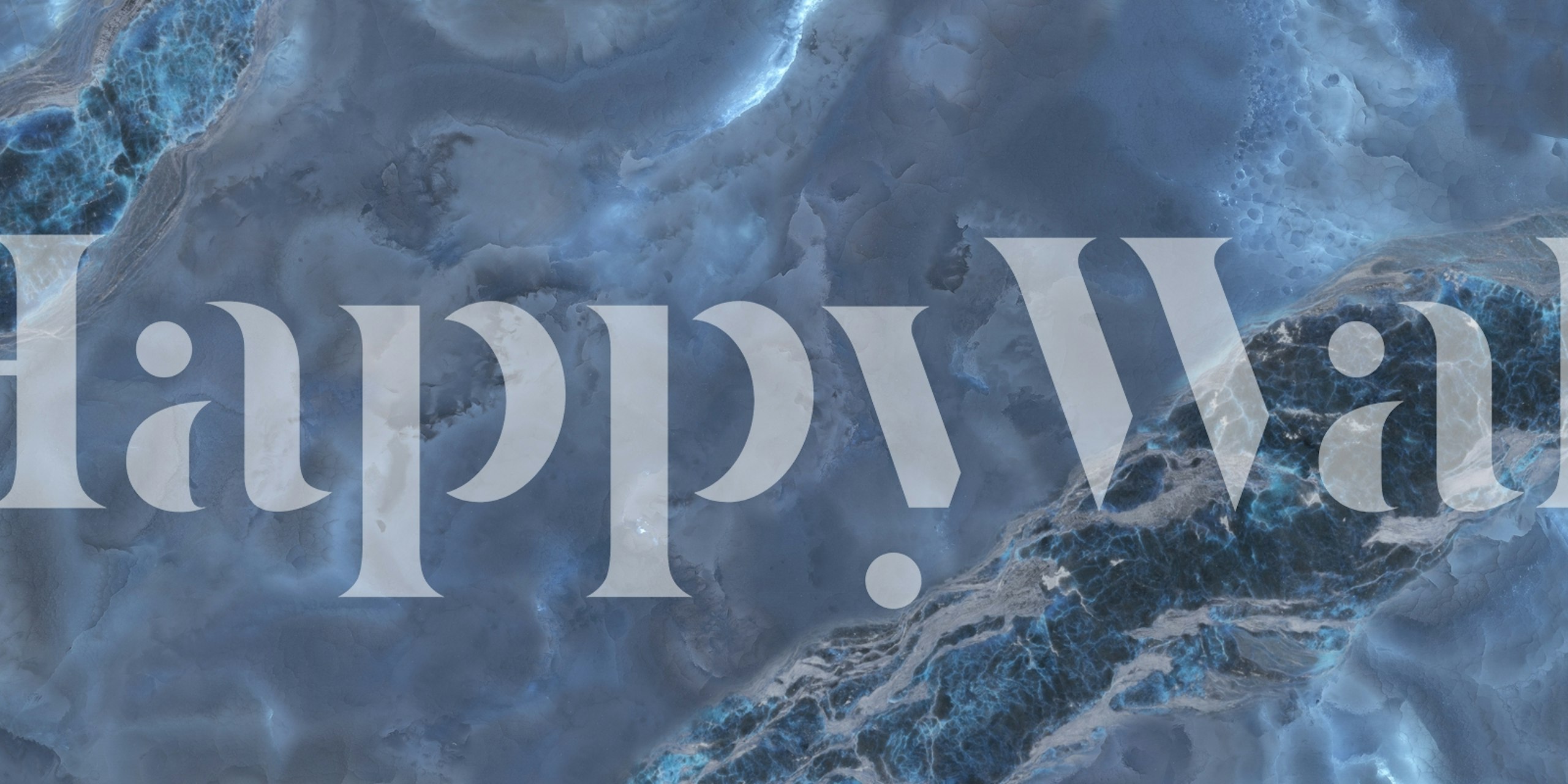 Tapeta Ice Blue Onyx v moderním pokoji