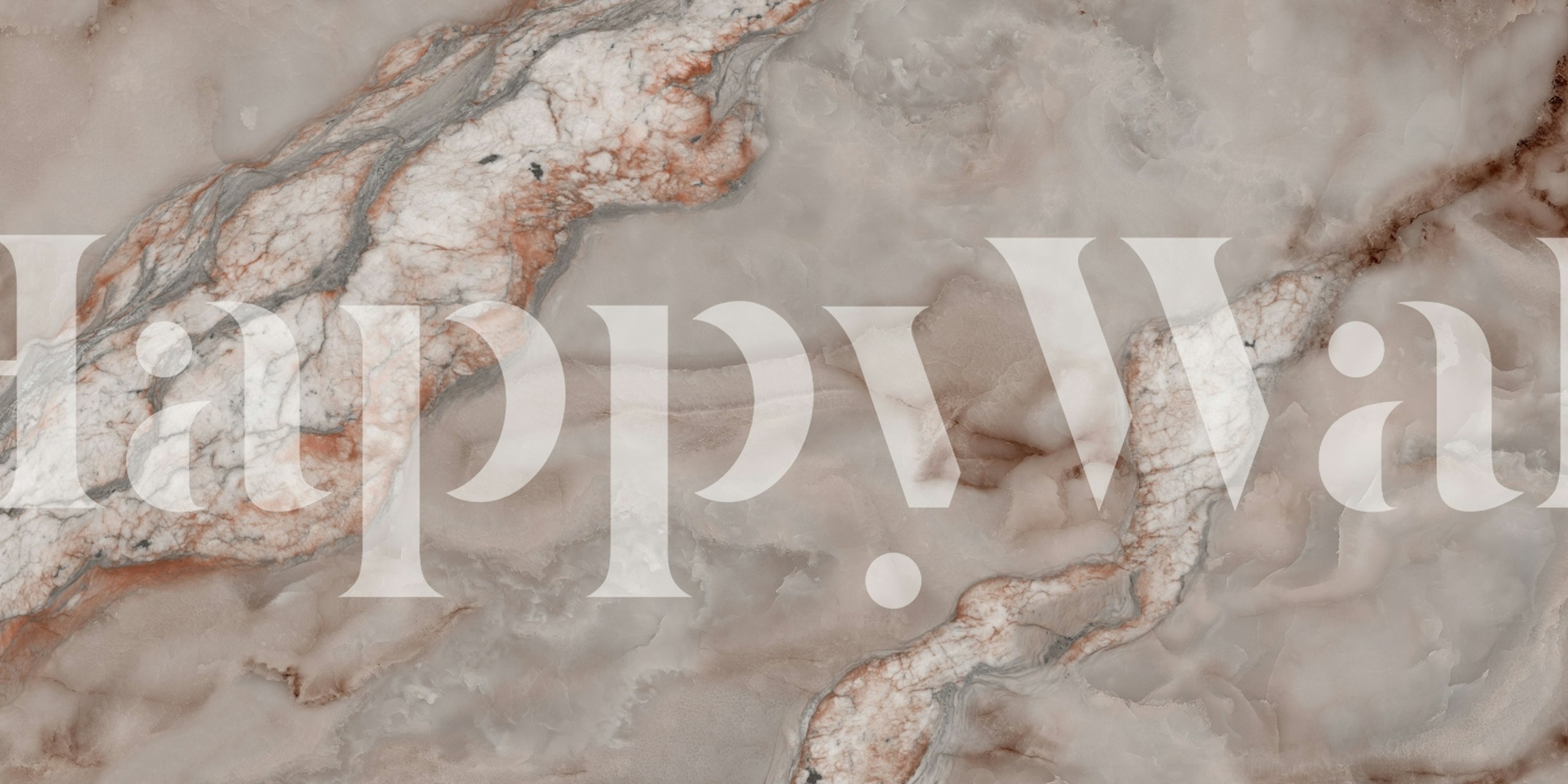 Pink and gray marble design wallpaper with elegant patterns