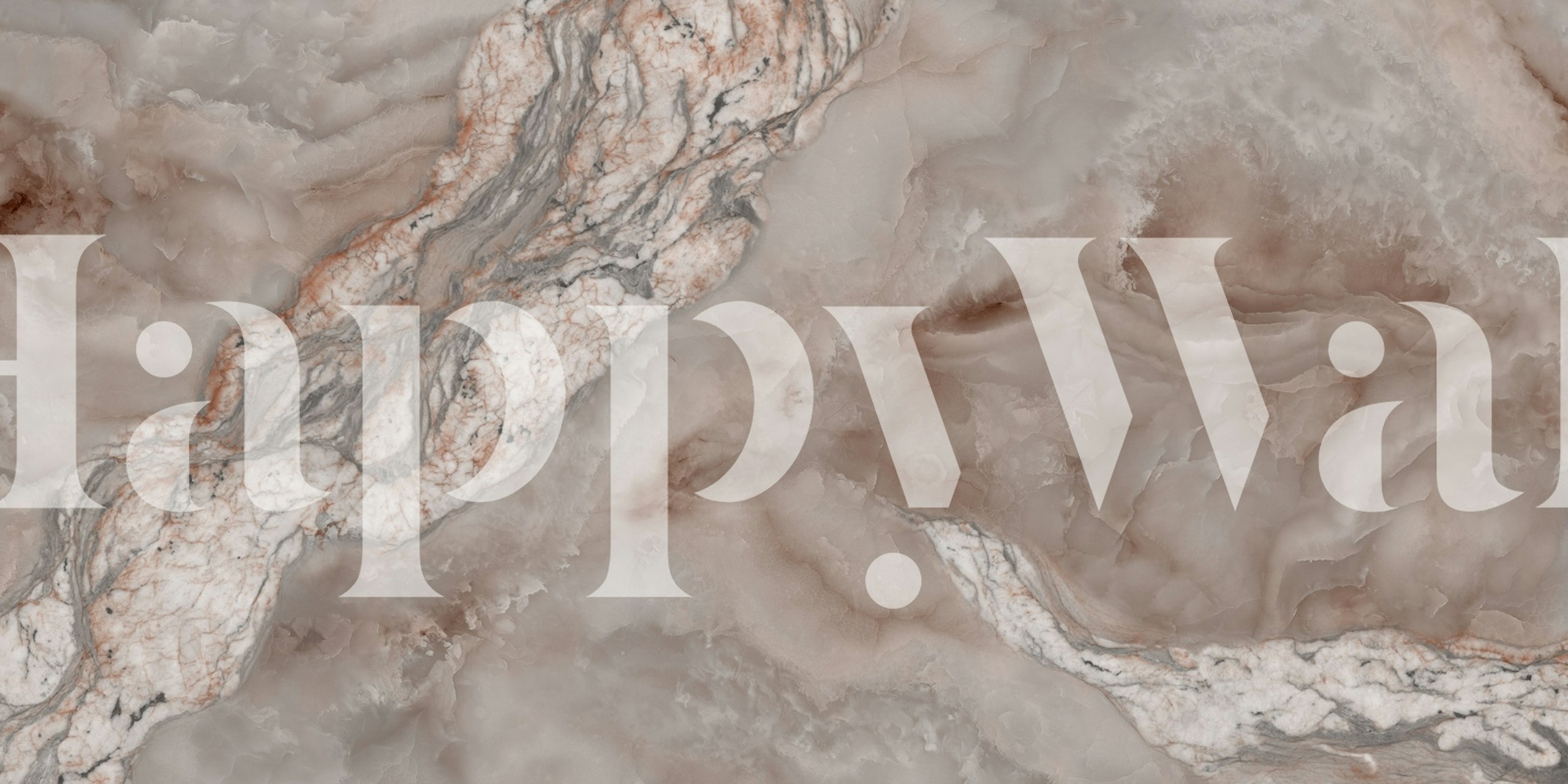 Tapeta Blush Pink Onyx Stone w pokoju