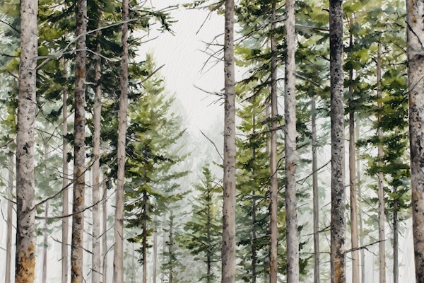 Tranquil Woodland Scene