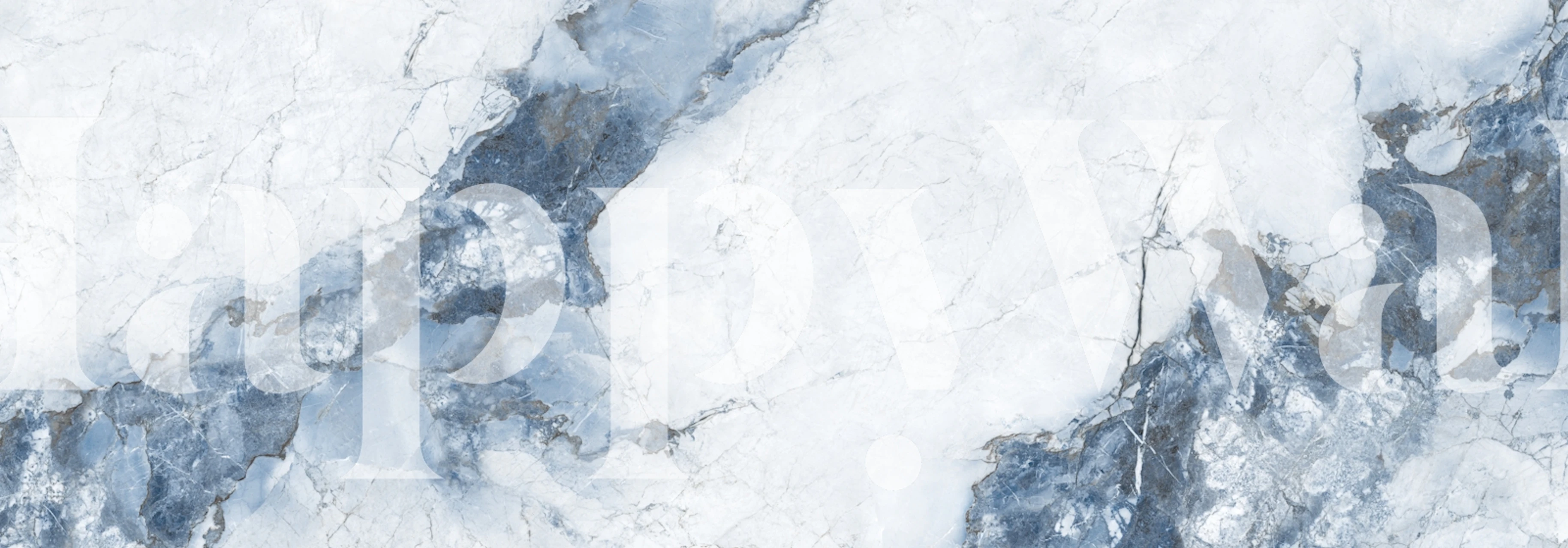 Tapeta Natural Blue Stone Textures u sobi