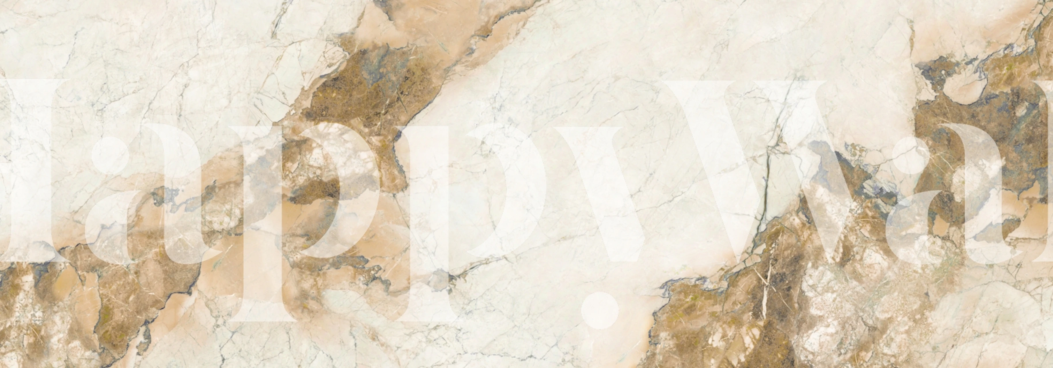 Golden Earth Textures tapet i et rom