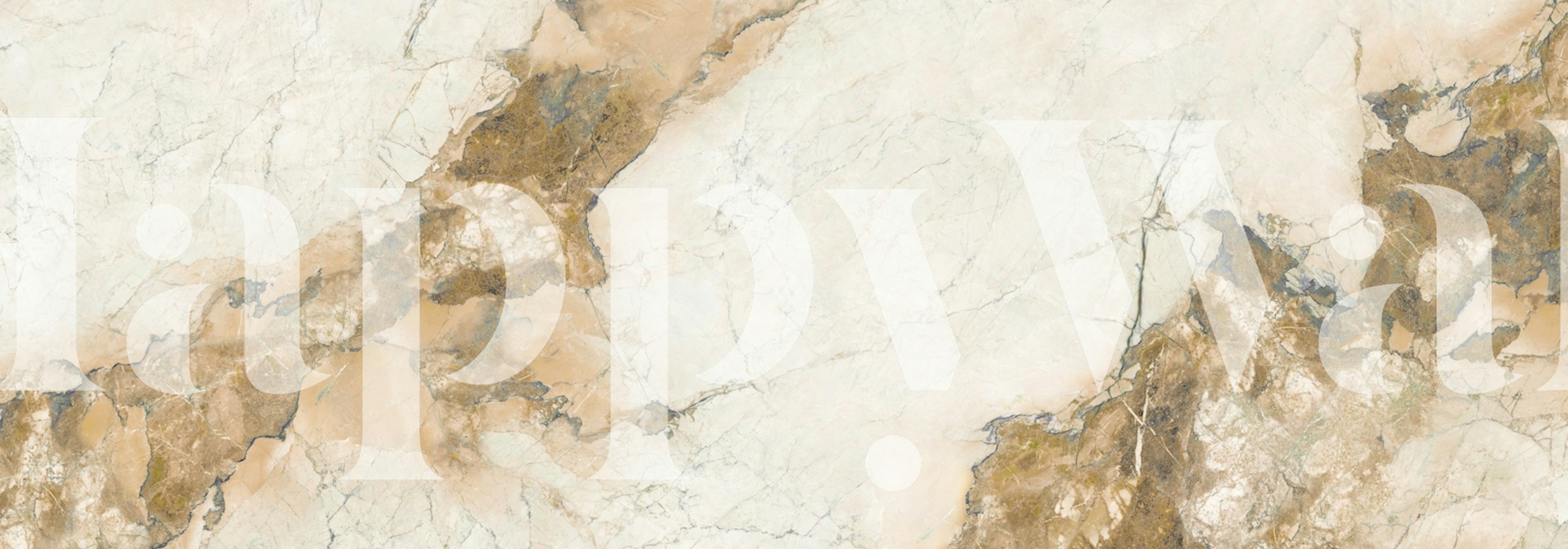 Golden Earth Textures wallpaper in een kamer