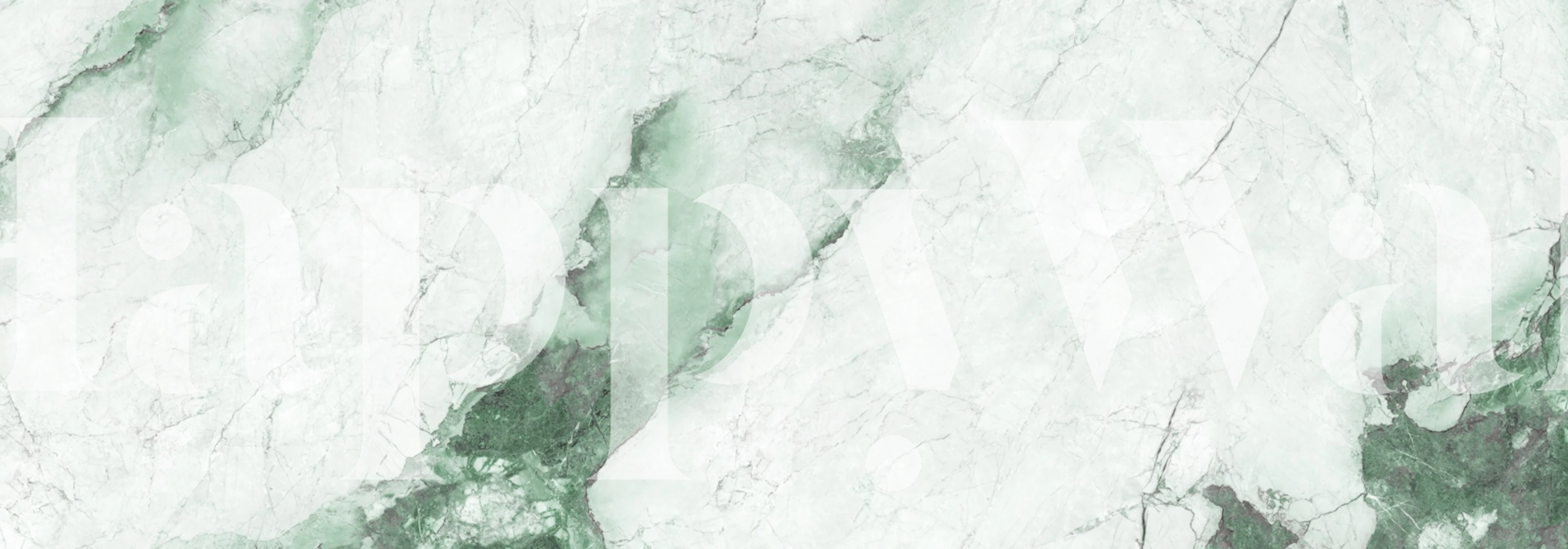 Ice Jade Marble wallpaper in a decorated room