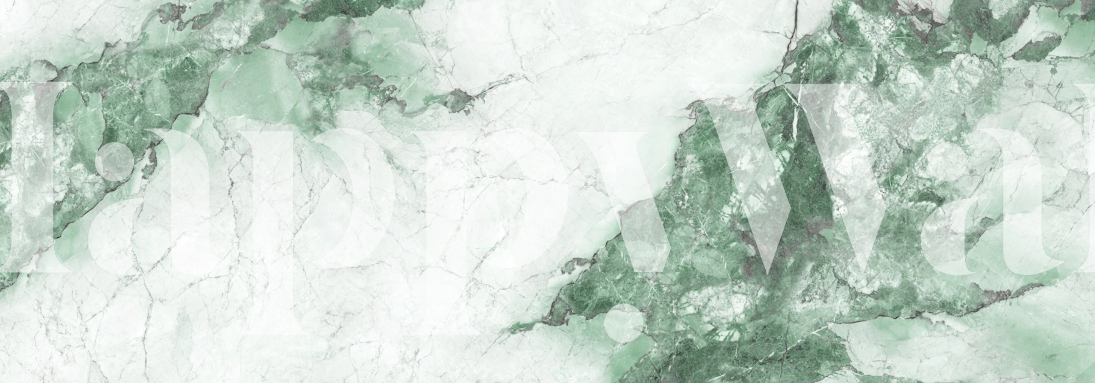 Green marble texture with light and dark veining wallpaper
