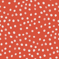 Nutcracker Tales - snow dots on red wallpaper