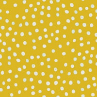 Nutcracker Tales - snow dots on mustard wallpaper