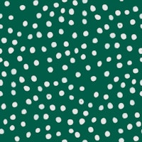 Nutcracker Tales - snow dots on green wallpaper