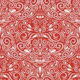 Nutcracker Tales - elegant swirls on red