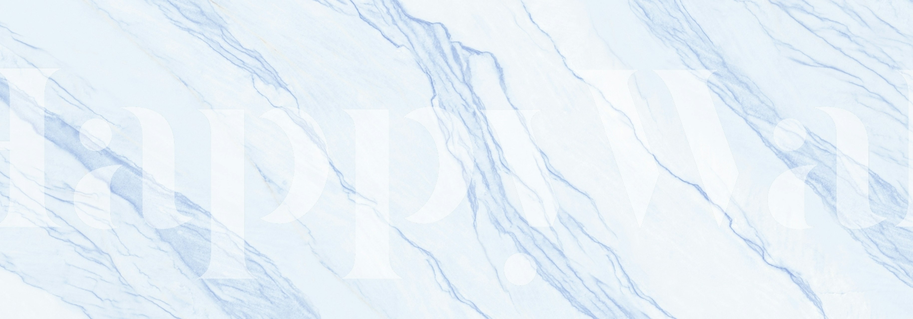 Blue marble pattern with white streaks wallpaper