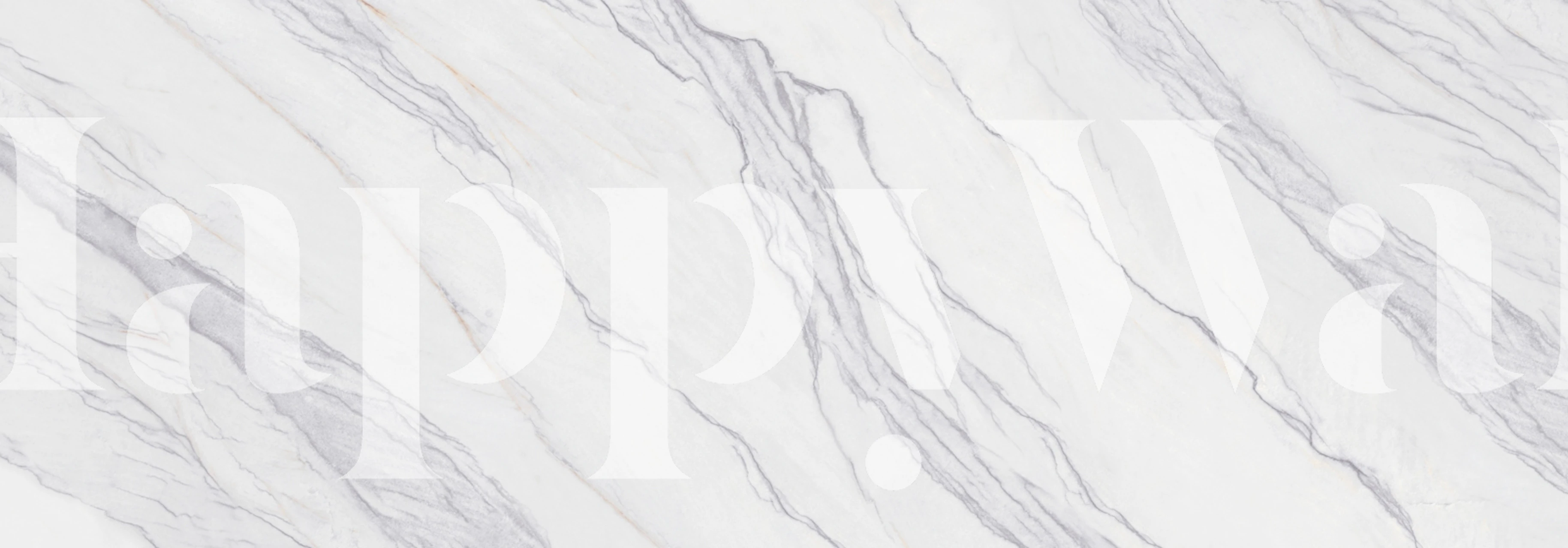 Calacatta Oro Light Marble wallpaper with white and gray veining