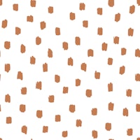 Scattered Tawny Brown Dots on White tapete