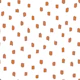 Scattered Tawny Brown Dots on White