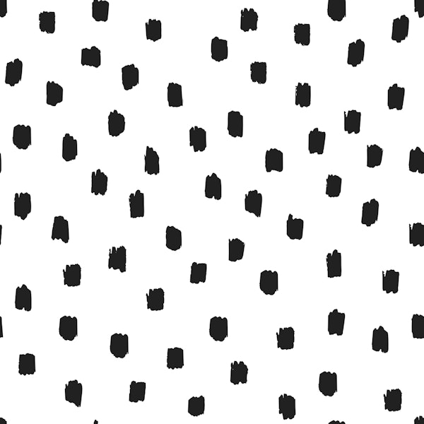 Black brush strokes on white