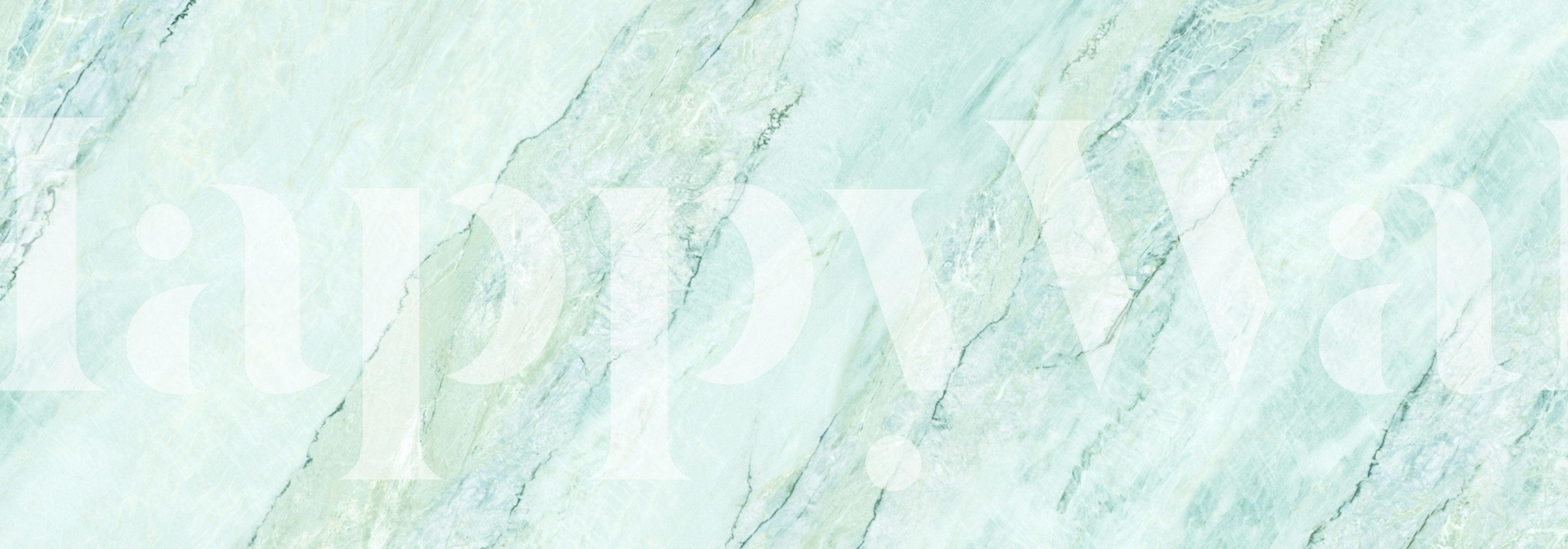 Mint green onyx marble pattern wallpaper