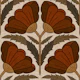 Paprika Poppies on Linen - Warm Spice