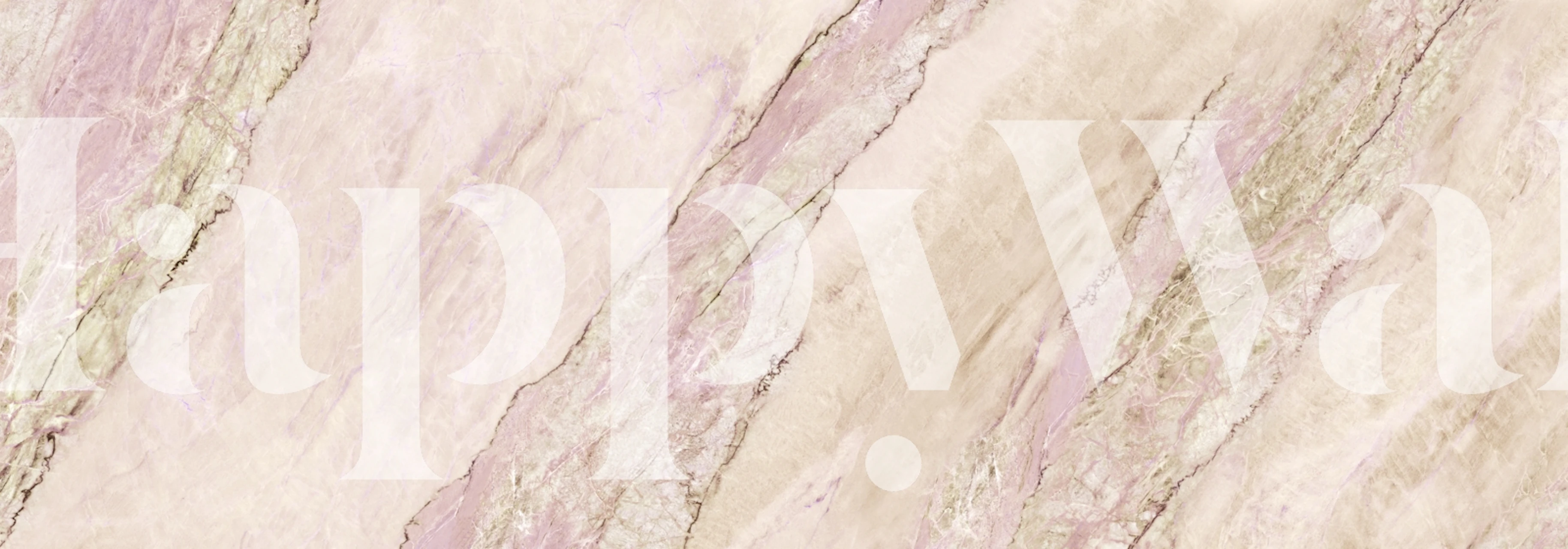 Rose Jade Onyx Marble Tapete in einem Raum