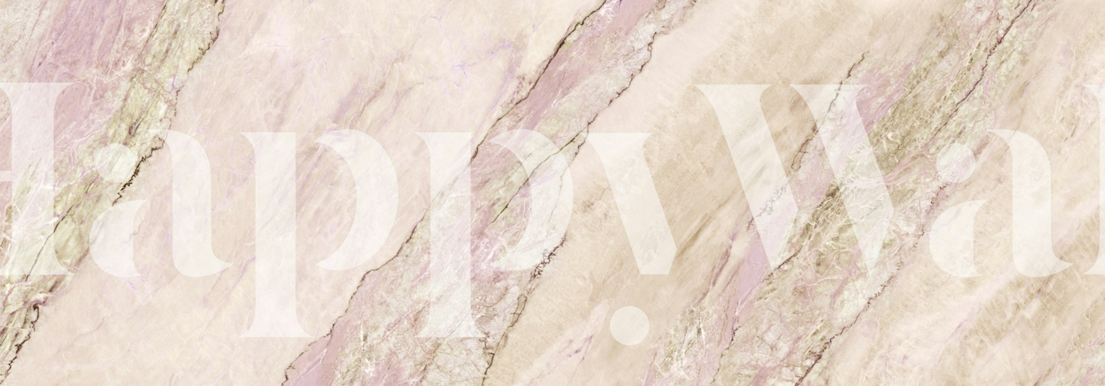 Rose Jade Onyx Marble wallpaper in a room