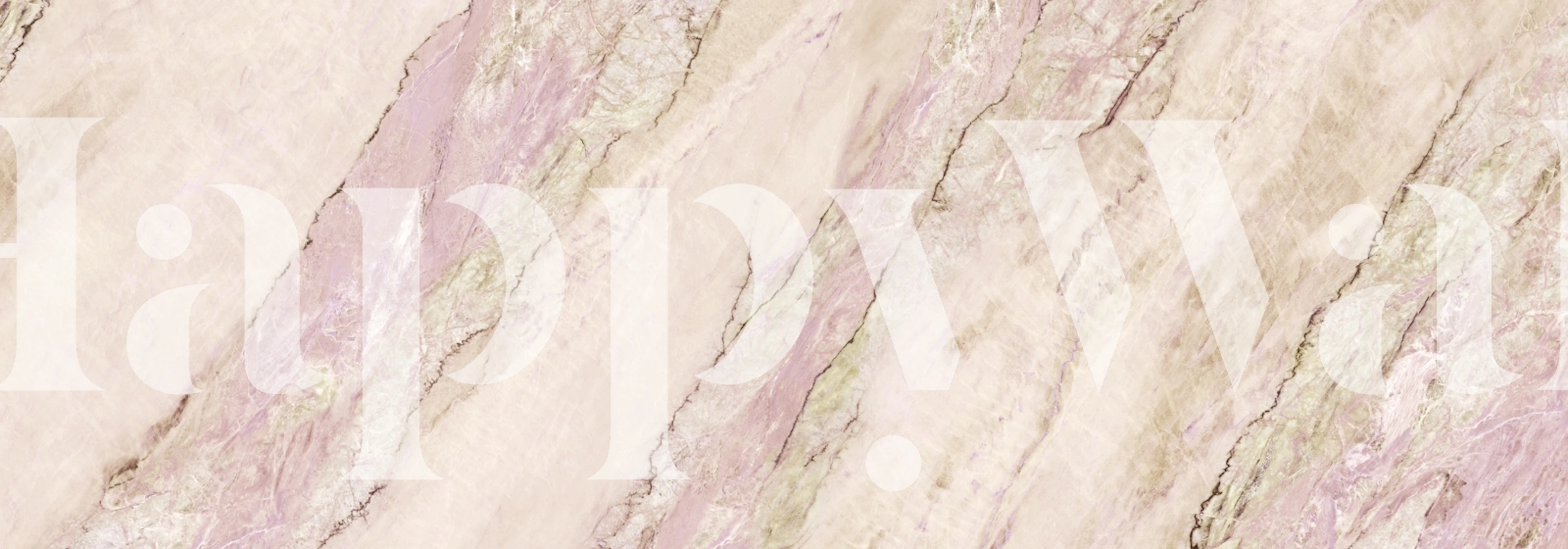 Marble pattern with blush and jade colors wallpaper