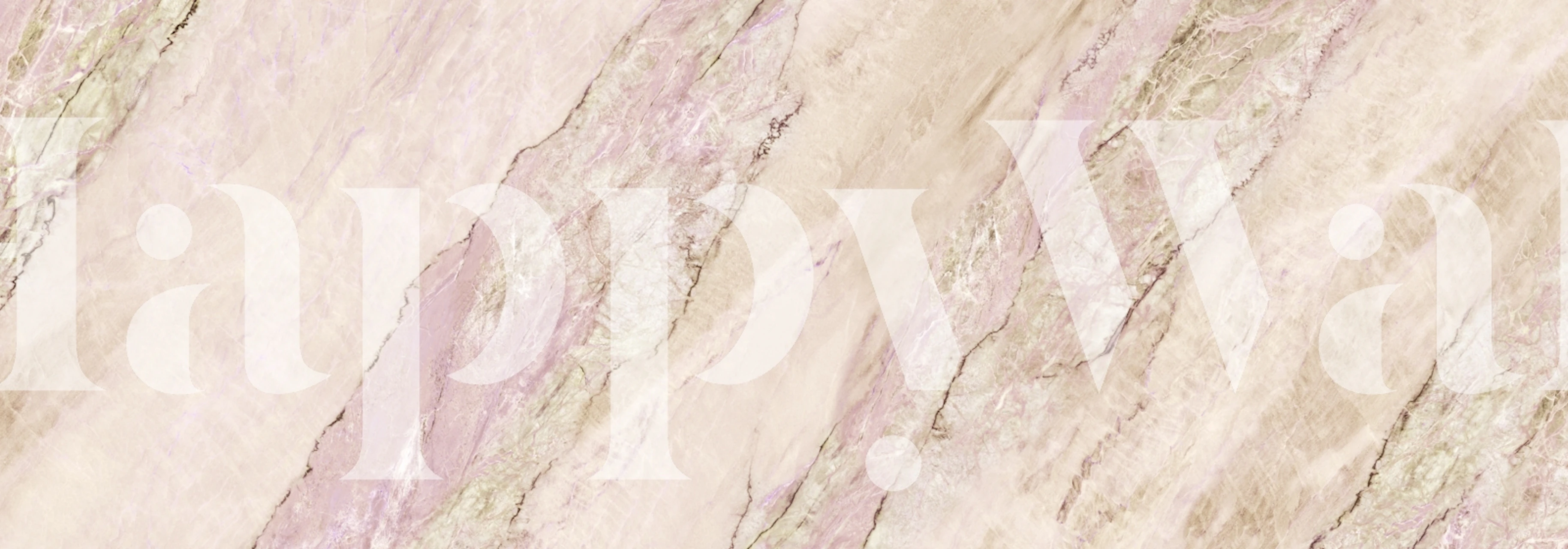 Dizajn tapeta Blush Jade Crystal Marble