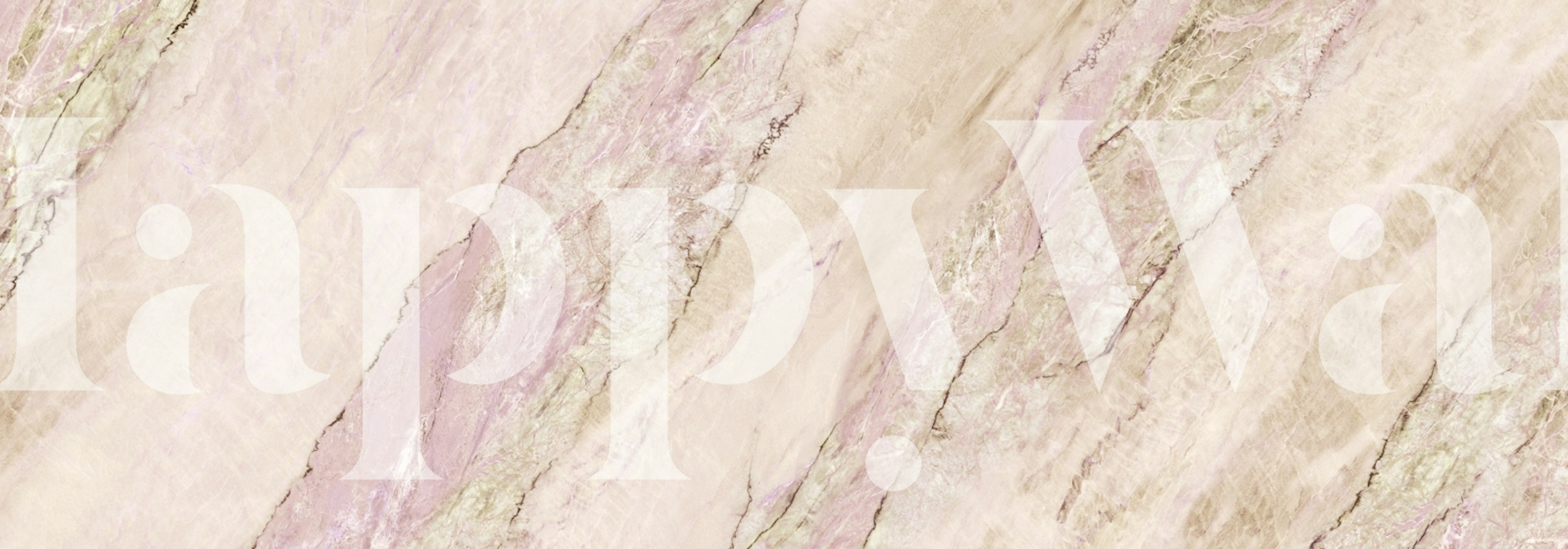 Blush jade crystal marble wallpaper design