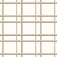 Japandi minimalist woven grid plaid beige L tapet
