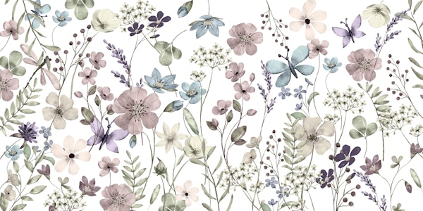 Floral paradise lilac mood
