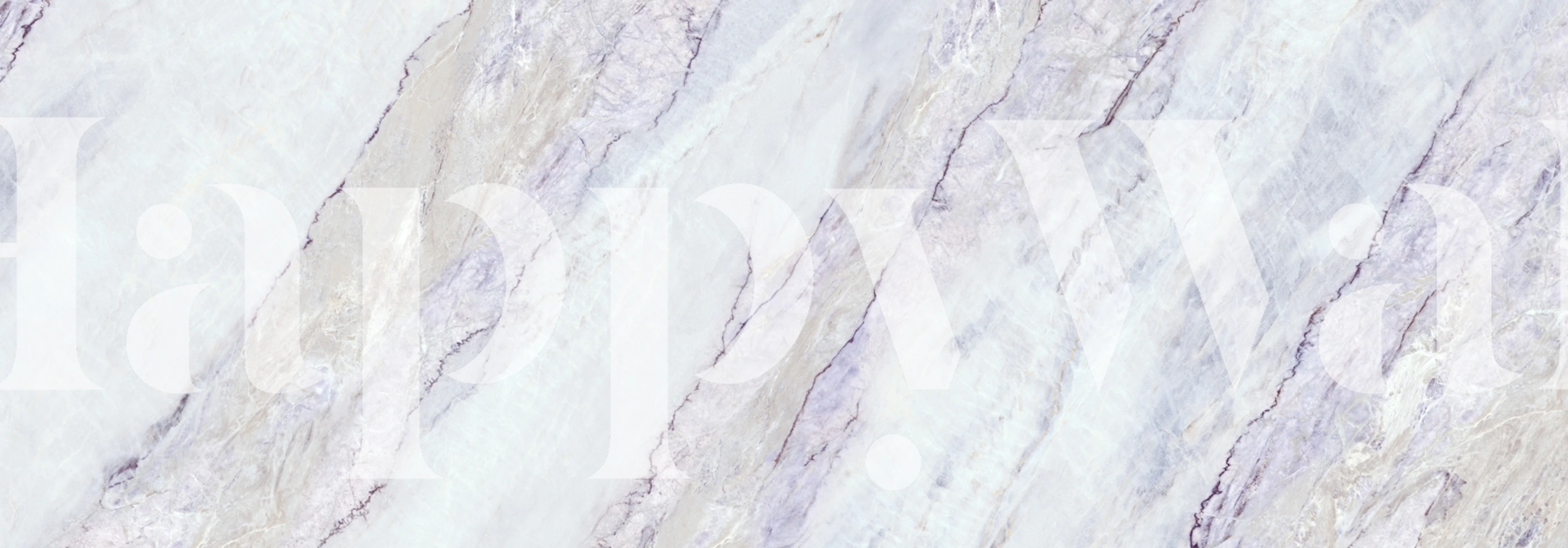 Soft violet and creamy marble texture wallpaper