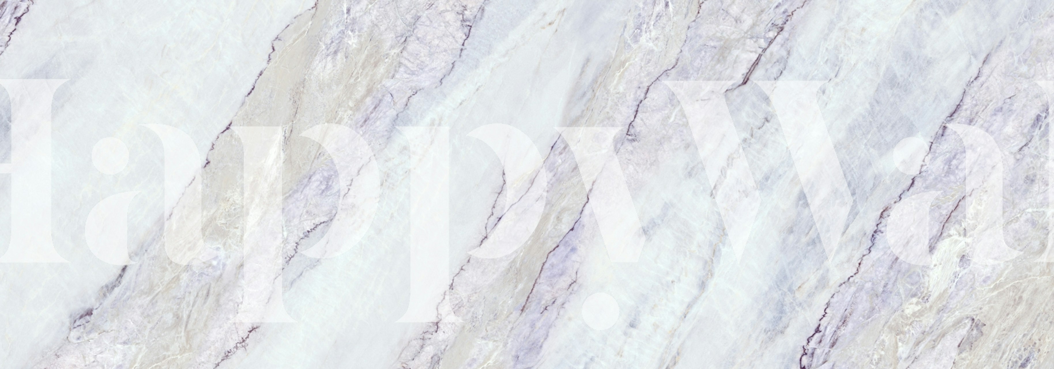 Soft violet and creamy marble texture wallpaper