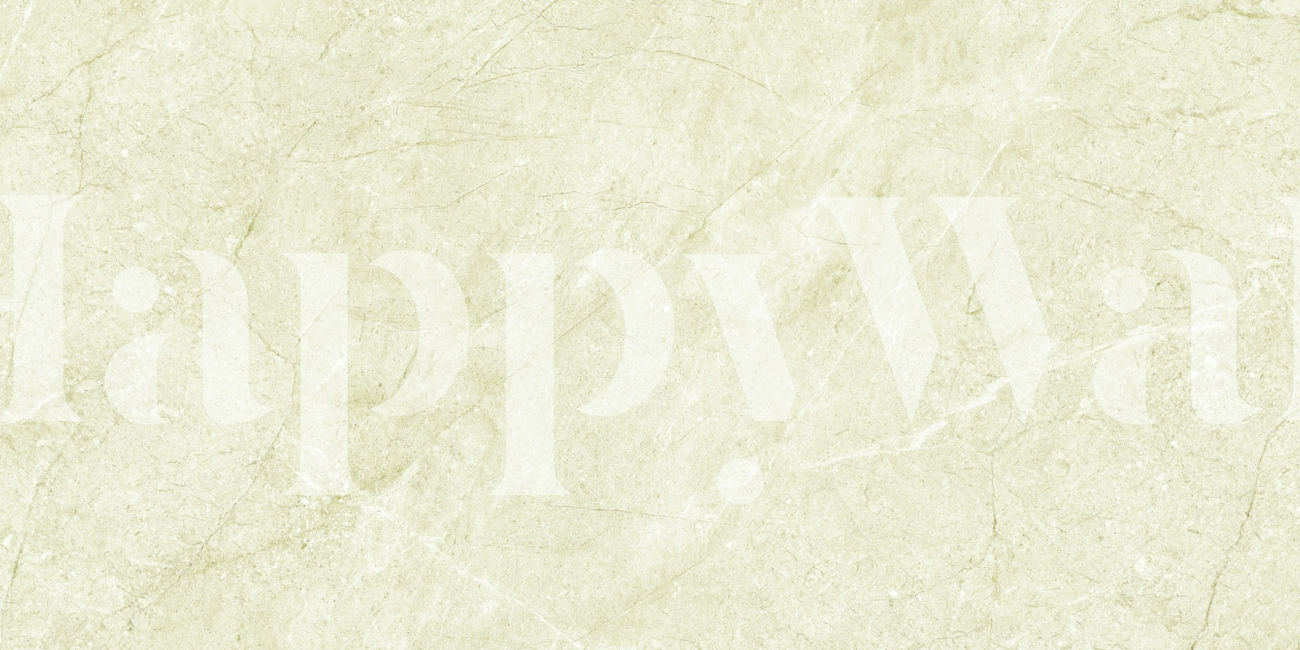 Calm Greenish Cream Marble Wallpaper i et rom