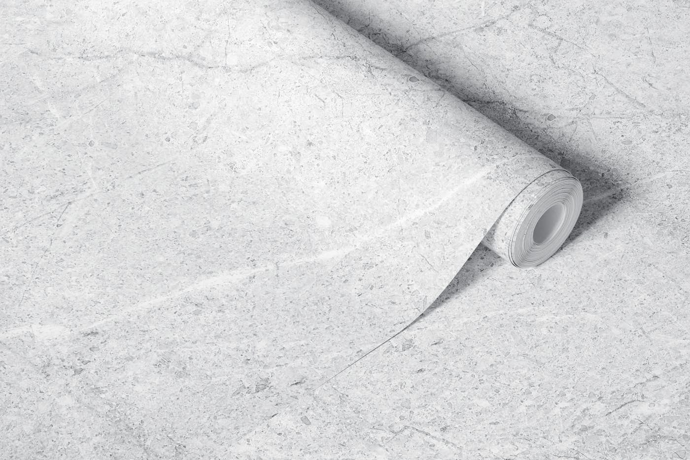 Soft Silver Vein Marble Decorative wallpaper roll