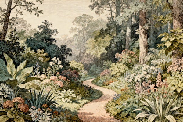 Tranquil Woodland Garden